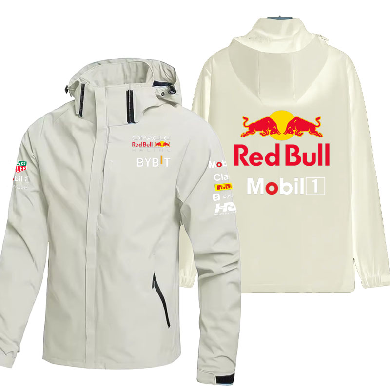 레드불 로고 야외용 남성용 방수 레인코트 경량 재킷 후 - Outdoor Sport Logo 리뷰 및 가격