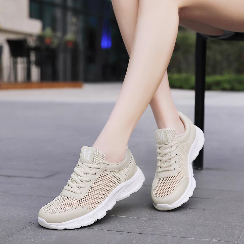 새로운 여름 통기성 운동화 여성 메쉬 여성 스포츠 신발 - Outdoor Sport Outlet 리뷰 및 가격