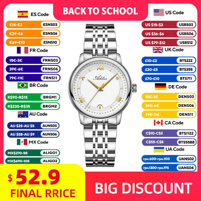 ADDIES 우아한 석영 여성용 시계 럭셔리 야외 스포 - Outdoor Sport Watch 리뷰 및 가격