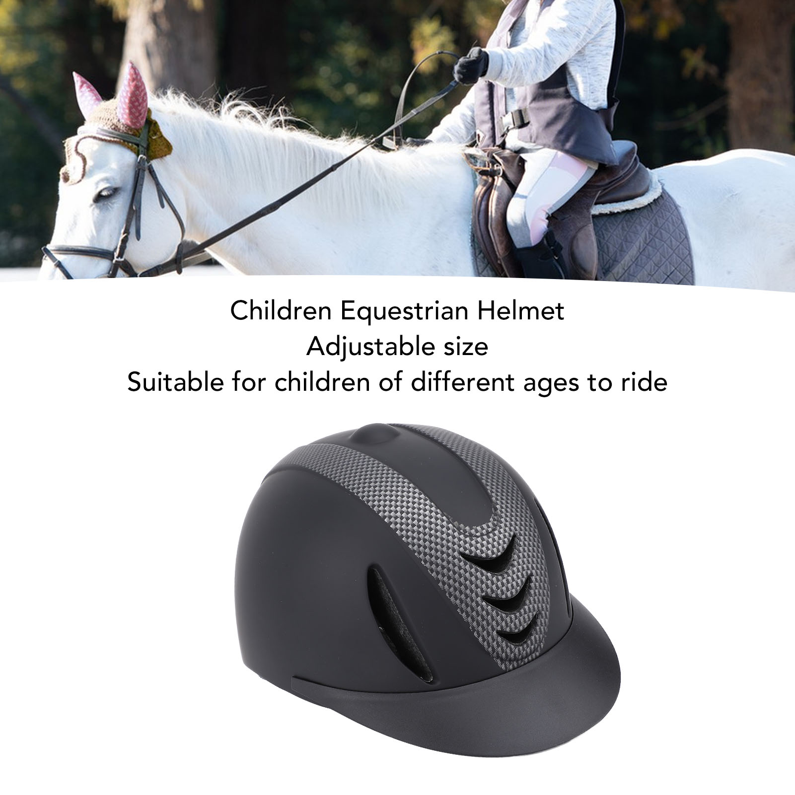 어린이 승마 헬멧 통기성 탈착식 라이너 어린이 승마 헬 - Equestrian Helmet 리뷰 및 가격