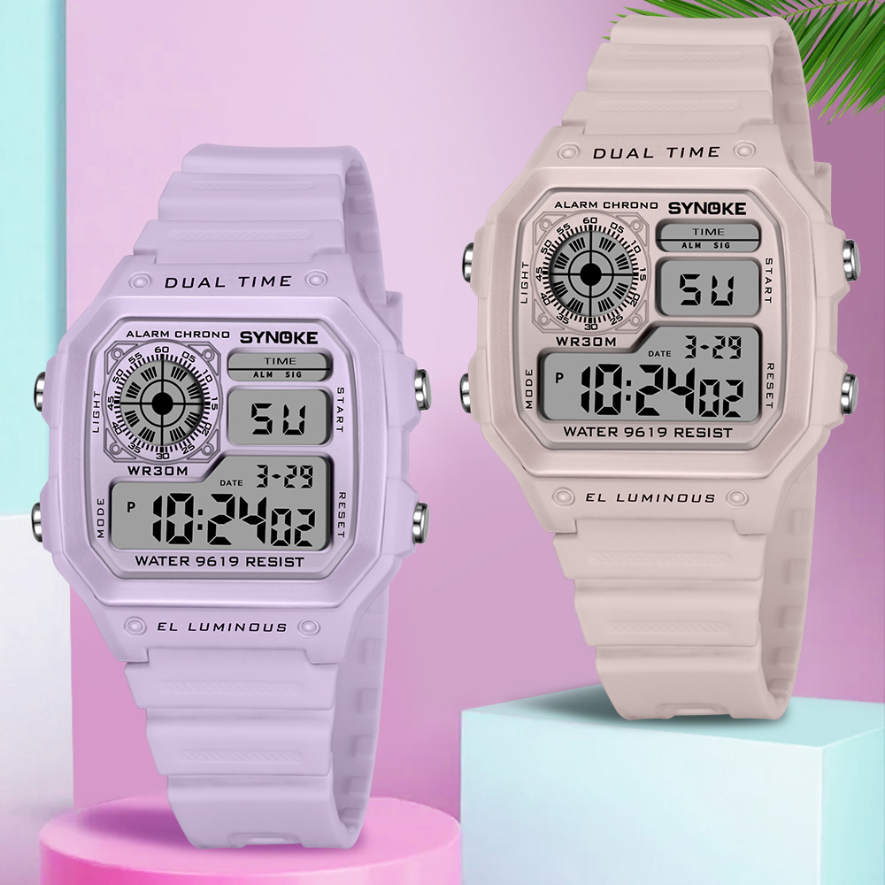 SYNOKE 디지털 시계 레이디 스포츠 빛나는 다기능  - Outdoor Sport Watch 리뷰 및 가격