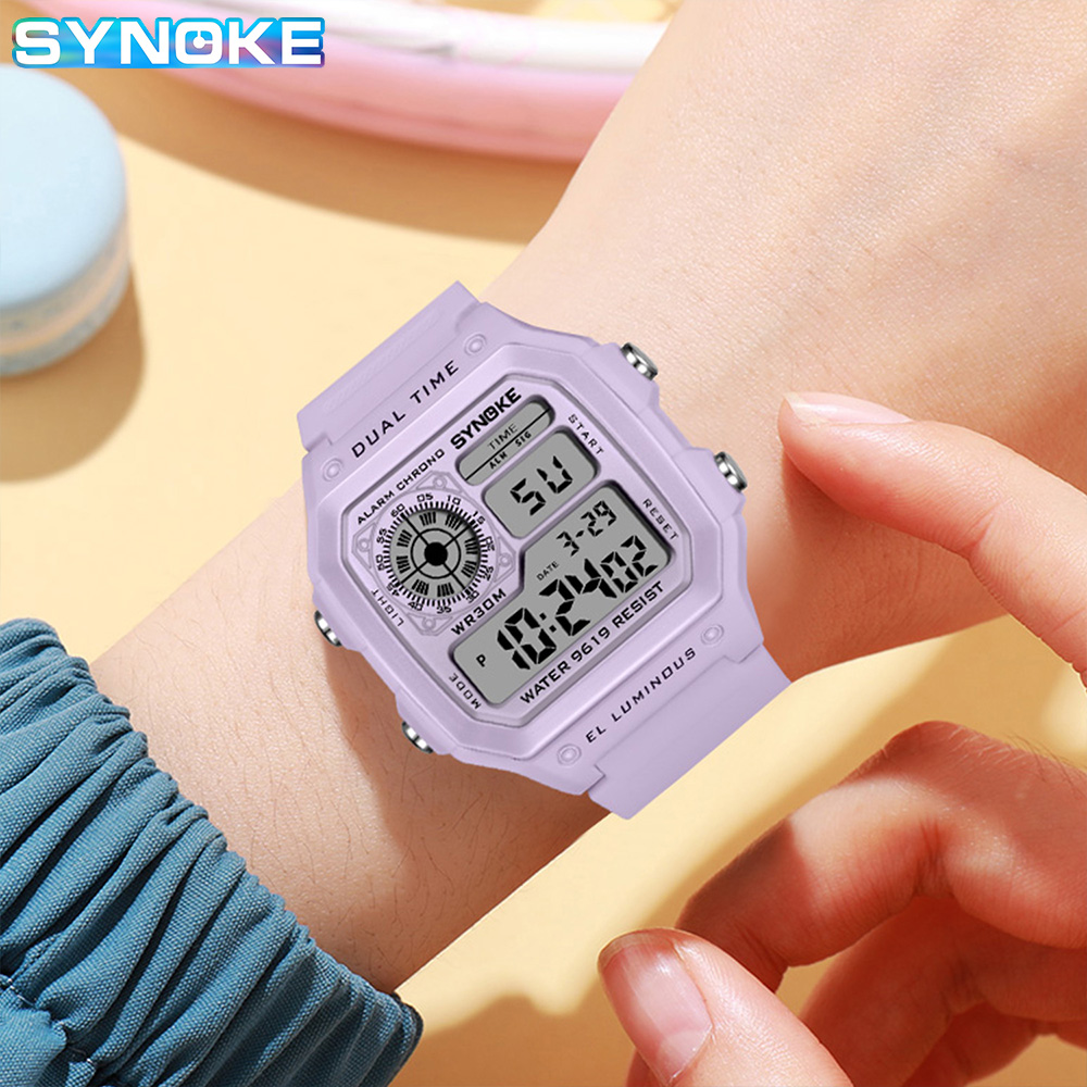 SYNOKE 디지털 시계 레이디 스포츠 빛나는 다기능  - Outdoor Sport Watch 리뷰 및 가격