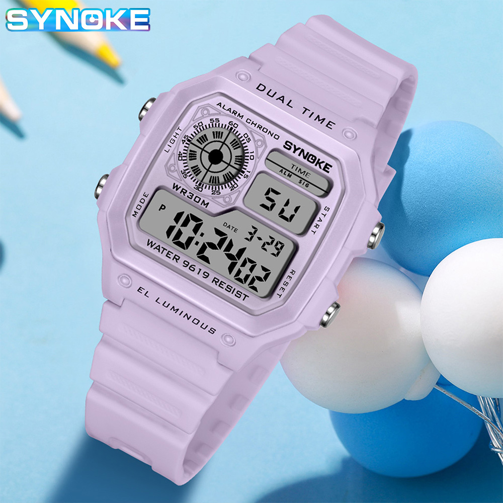 SYNOKE 디지털 시계 레이디 스포츠 빛나는 다기능  - Outdoor Sport Watch 리뷰 및 가격