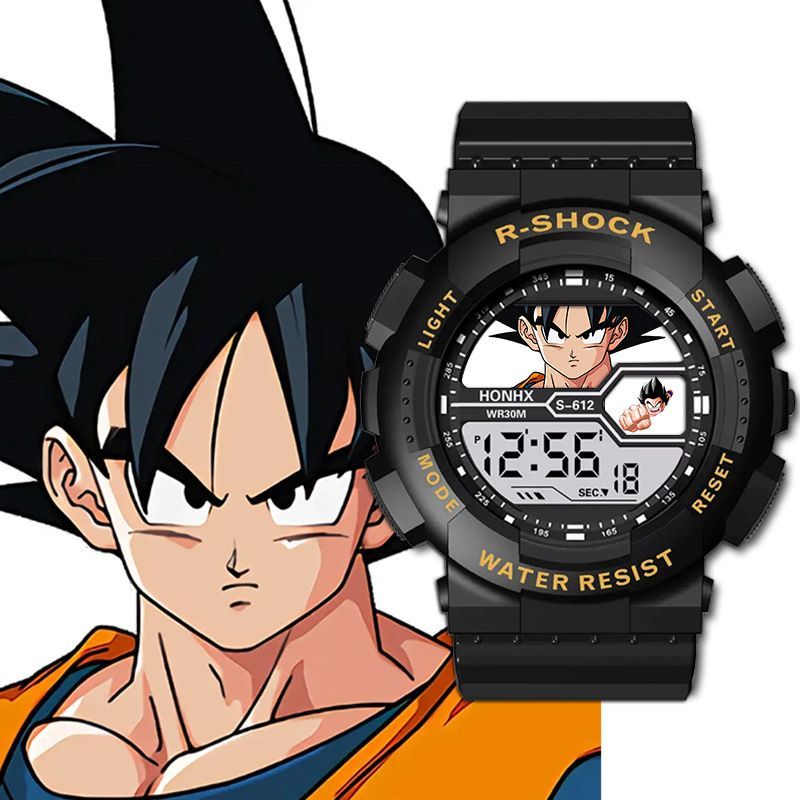 드래곤 볼 학생 어린이 시계 전자 시계 방수 안티 폴  - Outdoor Sport Watch 리뷰 및 가격
