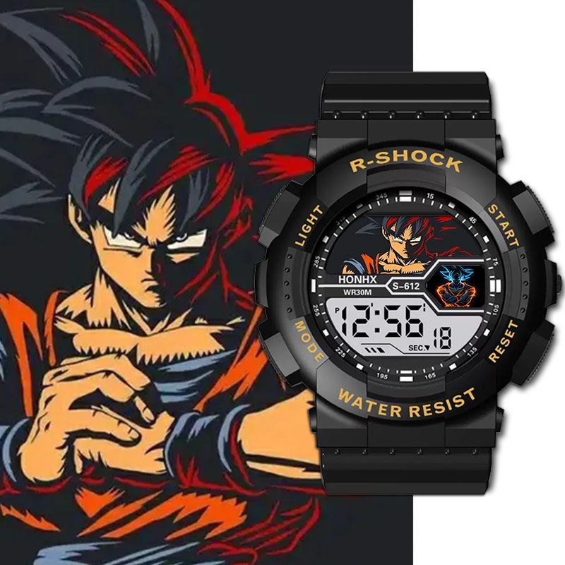 드래곤 볼 학생 어린이 시계 전자 시계 방수 안티 폴  - Outdoor Sport Watch 리뷰 및 가격